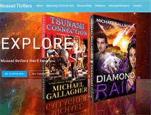 Tablet Screenshot of michaeljamesgallagherauthor.com